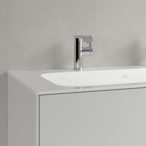 Villeroy & Boch Finion lavabo - 100x50x16cm - 2 trous - sans trop-plein - blanc alpin brillant SW106524