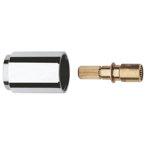 Grohe Verlengset - voor inbouwstopkraan 3/4, 1 en 5/4 inch - voor meerwegomstellingen - chroom SW338181