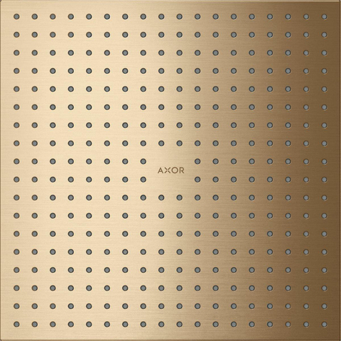 Hansgrohe Axor showersolutions hoofddouche 30x30cm Brushed bronze TWEEDEKANS OUT13136