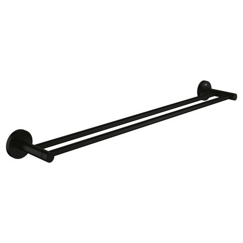 GROHE Start porte-serviettes - 60cm - 2 bras - noir mat SW1126490
