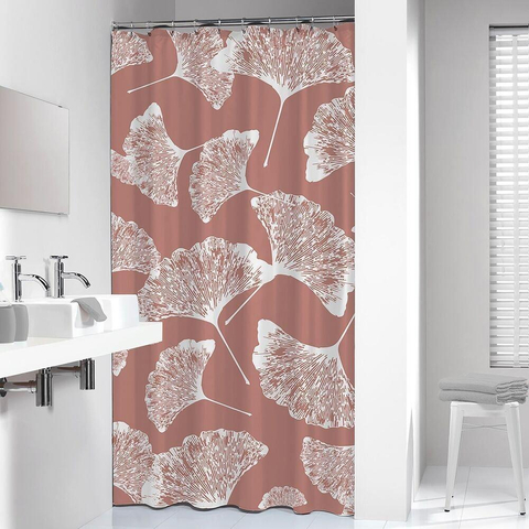 Sealskin Mare Rideau de douche 180x200 cm Polyester Rose foncé / Blanc SW699512