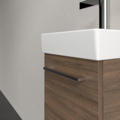 Villeroy & Boch Avento wastafelonderbouwkast - 1 deur - 34x51.4x20.2cm links - Arizona Oak (hout) SW448533