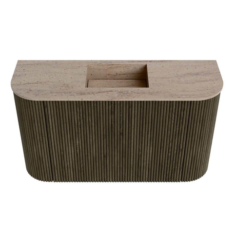 Mondiaz JOYA-DLUX 73.2cm toiletmeubel - ronding links en rechts kleur Shadow - Wastafel FAYE positie Midden Zonder kraangat kleur Saba. SW1425162
