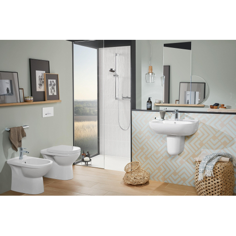 Villeroy & Boch O.novo closet staand BtW - met spoelrand - diepspoel PK - White Alpine (glans wit) 0124164