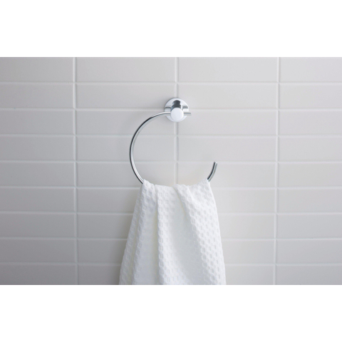 Duravit D-code Handdoekring - hoogglans chroom 0315316