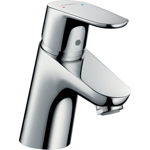 Hansgrohe Focus E2 wastafelkraan - met waste - hoogglans chroom 0450760
