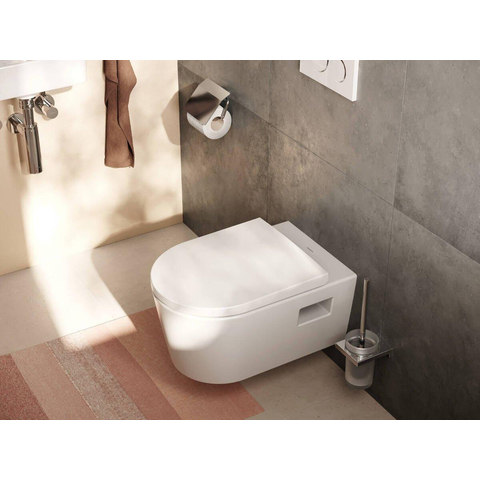 Hansgrohe EluPura Original S Wandcloset - 54x36cm - spoelrandloos - AquaChannel Flush - softclose en quickrelease - keramiek - wit SW1164958
