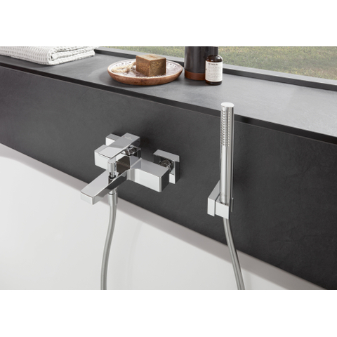 Villeroy & Boch Universal Showers Handdouchehouder - voor wandmontage Hoekig - hoogglans chroom SW974391
