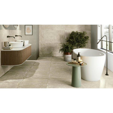 ÉCHANTILLON Ceralto Divaro Plank Carreau de sol - 80x80cm - 9.5mm - rectifié - Beige SW912666