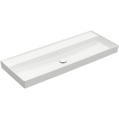 Villeroy & Boch Collaro meubelwastafel - 120x47cm - zonder overloop - zonder kraangaten - White Alpine (glans wit) SW358334