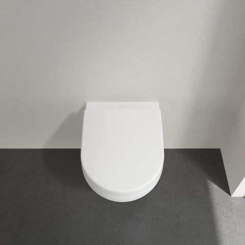 Villeroy & Boch Architectura combipack - met wandcloset - diepspoel DirectFlush - 35x48cm - met zitting - met softclose en quick release CeramicPlus - White Alpine (glans wit) 1025287
