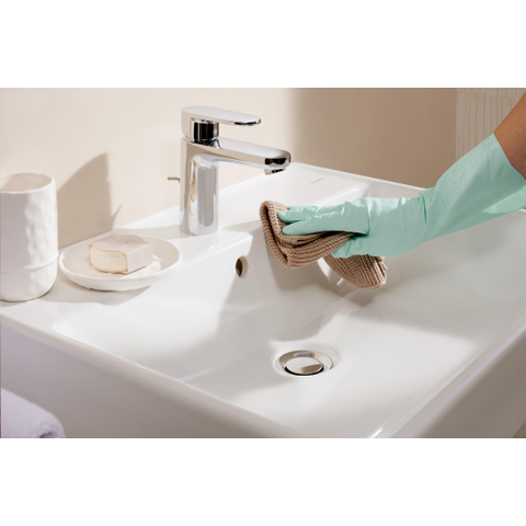 Hansgrohe Vernis Blend Eengreeps wastafelmengkraan - 100 - coolstart - met PopUp - trekwaste - hoogglans chroom SW642522