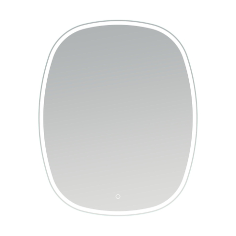 Arcqua Loft miroir – ovale – 65 x 80 cm – LED directe – chauffage de miroir – Naturel SW1223218