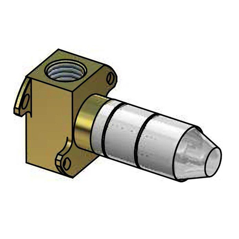 Hotbath Inbouwdeel stopkraan - zwart SW229798