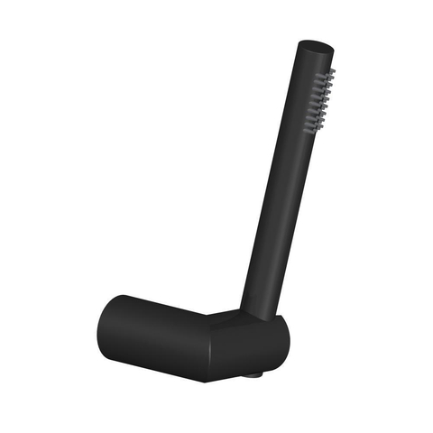 Xenz Cinca ensemble de douche - avec douchette stick - 1 jet - avec support mural - noir mat SW105557