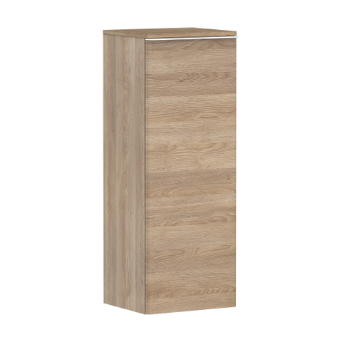 Hansgrohe Xelu Q Armoire mi-haute - 106.5x40x35cm - 1 porte - poignée blanc mat - fermeture douce - charnière à droite - natural oak SW995256