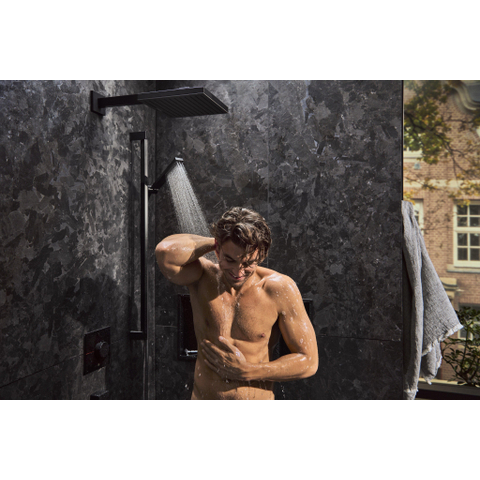 Hansgrohe Pulsify e Doucheset - 100 - 1jet - ecosmart - glijstang 90cm - mat zwart SW918539