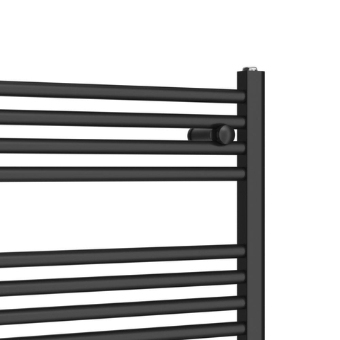 Radiateur Rosani Classic 60x80cm droit raccordement central 362watt noir mat SW728262