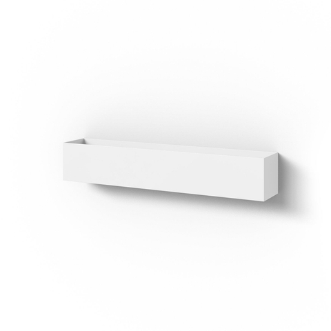 Looox Colour shelf box Special BoX rechthoek 60x10x10cm wit SW374828