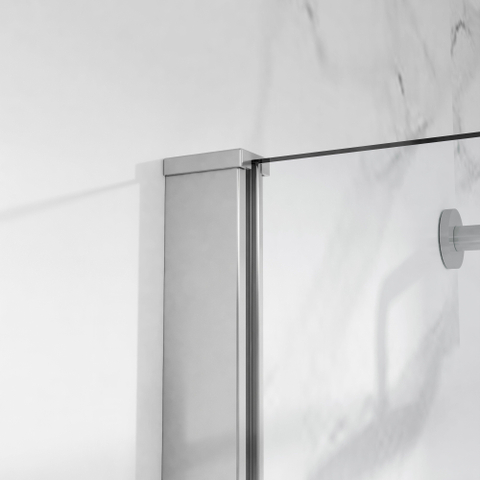 Fortifura Galeria Cabine de douche - 80x180x200 - Profil en verre de sécurité - anti-calcaire - chrome SW1443539