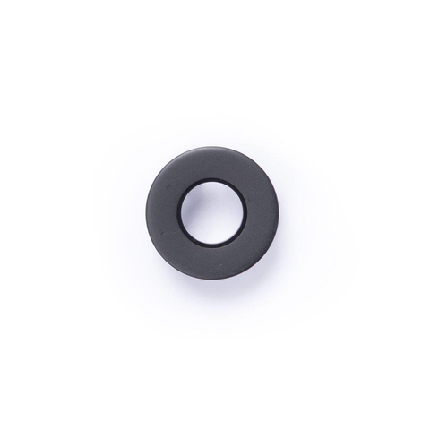 Fortifura Calvi luxe anneau de trop-plein - 3cm - adapté pour lavabos - noir mat SW773490