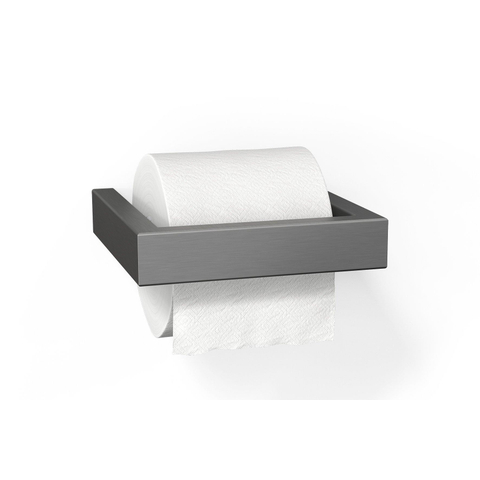 Zack LINEA Toiletrolhouder - 15cm - grafiet SW1416162