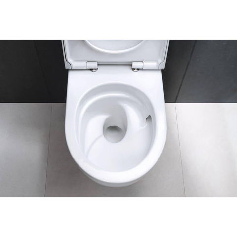 Geberit Acanto hangtoilet – TurboFlush – 36 x 53 cm – met softclose zitting – glans wit SW863784