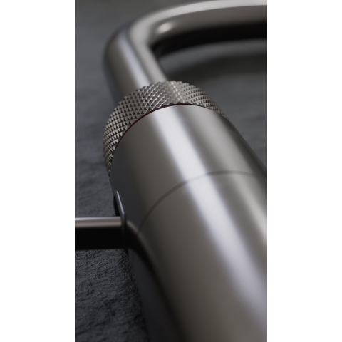 Quooker Fusion Square kokendwaterkraan - draaibare uitloop - Combi+ reservoir - Warm / kokend water - Gun metal SW968357