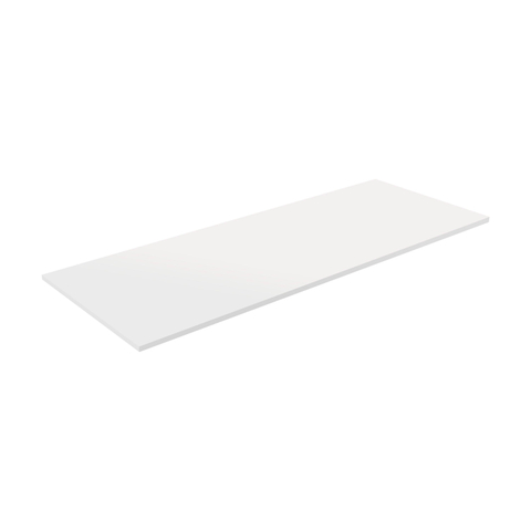 Saniclass Tops Plan de toilette - 200x46x1.2cm - angles droits - blanc mat SW1596164