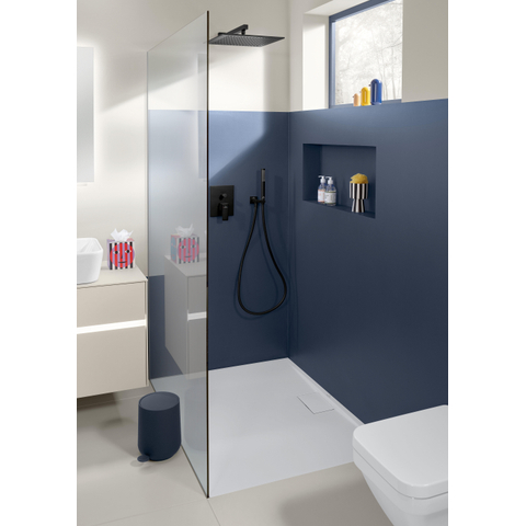 Villeroy & Boch Universal Showers tête de douche - 35cm - carrée - noir mat SW974378