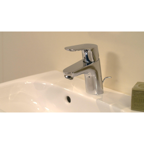 Hansgrohe Focus E2 wastafelkraan - met waste - hoogglans chroom 0450760