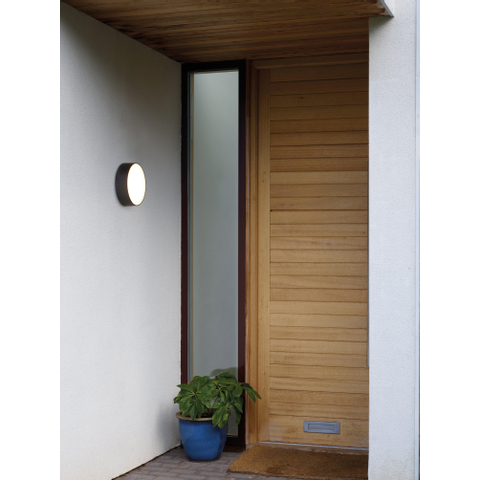 Astro Kea 250 Round Applique murale LED 7cm IP65 éclairage intégré noir SW378180