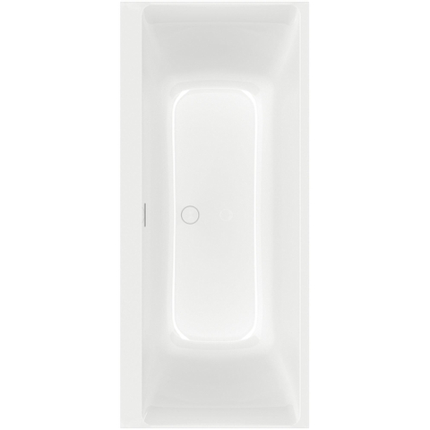 Villeroy & Boch Subway 3.0 bad rechthoek - 180x80cm duo - met afvoer - glans wit SW641518