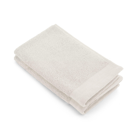 Walra Soft Cotton Serviette d'invité lot de 2 30x50cm 550 g/m2 Gris galet SW477157