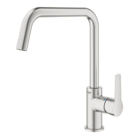 Grohe Start Keukenkraan - hoog - draaibare uitloop - Supersteel (RVS) SW705168