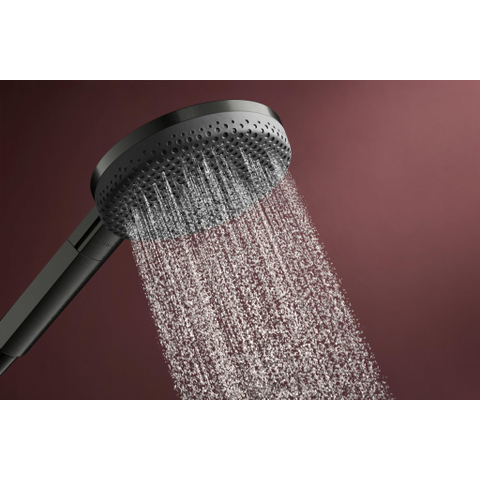 Hansgrohe Raindance Alive Select S - handdouche 125 - 3jet - geborsteld zwart chroom (antraciet) SW1388293