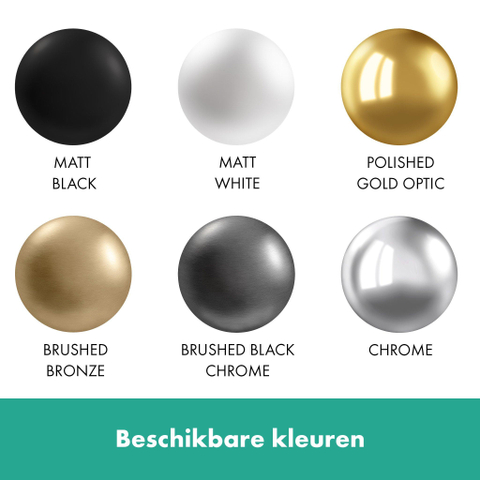 Hansgrohe Raindance Select S - select Regendoucheset - thermostaat - hoofddouche 24cm - mat zwart SW297615