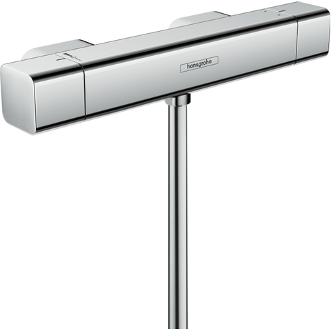 Hansgrohe Ecostat E Douchekraan - thermostatisch - zonder omstel - met koppelingenHOH=15cm - thermostaat - hoogglans chroom SW297291