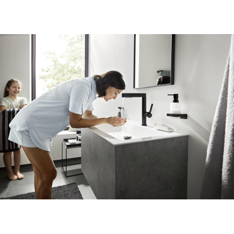 Hansgrohe AddStoris Q handdoekhaak dubbel - mat zwart SW651196