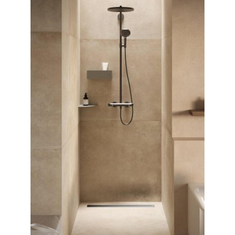 Looox Storage collection hoekplanchet - 30cm - afgerond - mat soft groen SW1444031
