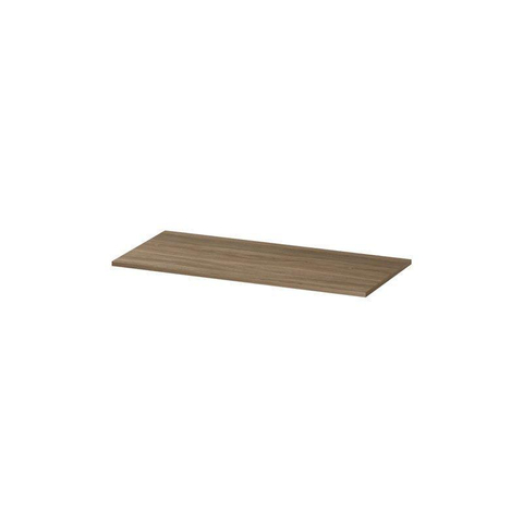 INK Topdeck Plan de vasque - 100x45x2cm - pour meuble bas - MFC Chêne pur SW439367