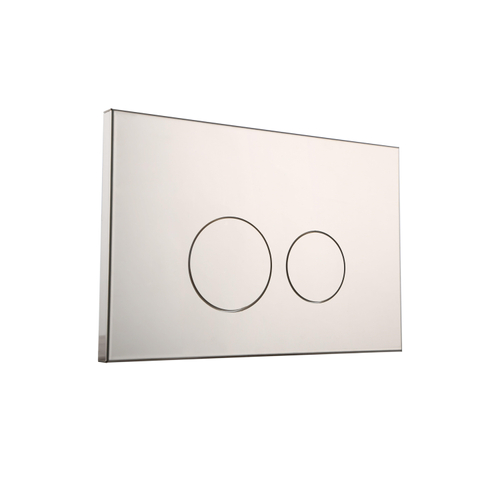 Geberit Duofix Element - UP320 - QeramiQ metal bedieningsplaat - wand - 112cm - ronde knoppen - metaal - mat wit SW976103