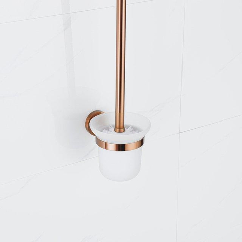 Fortifura Calvi Toiletset- toiletrolhouder- toiletborstel - handoekhaak - PVD - geborsteld koper SW1390001