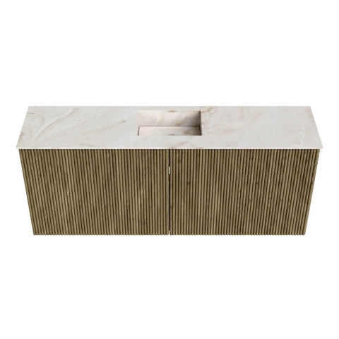 Mondiaz JOYA-DLUX 100cm toiletmeubel - kleur Dusk - Wastafel FAYE positie Midden Zonder kraangat kleur Frappe. SW1423076