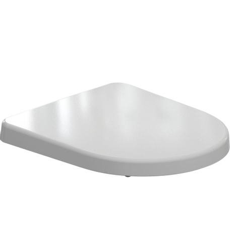 Saniclass Abattant WC déclipsable et softclose compatible avec Duravit Starck 3 blanc brillant SW729015