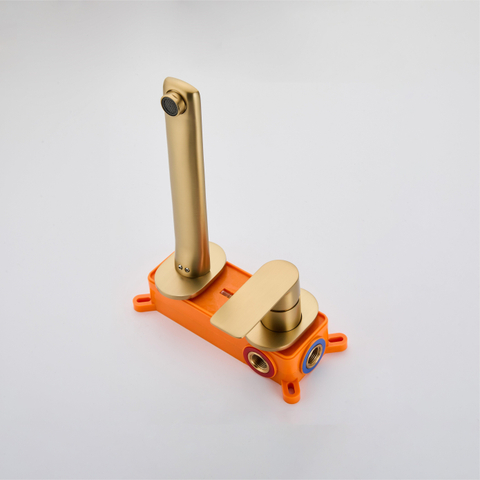 FugaFlow Efficiente Sobrado Mitigeur de lavabo - encastré - or SW1587951
