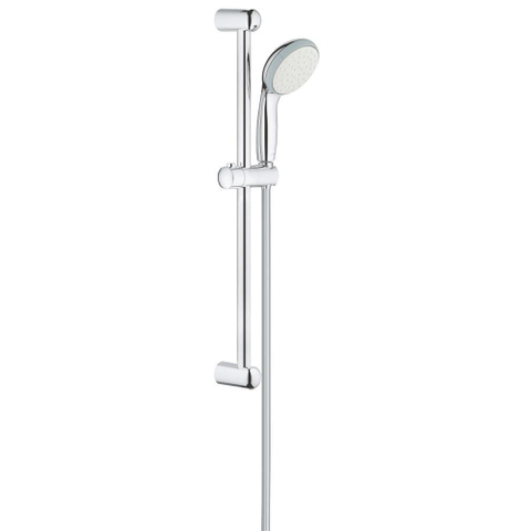 Grohe Vitalio Go Glijstangset - 62cm - met handdouche diameter 10cm - 1 straalsoort - doucheslang 175cm - chroom SW87128