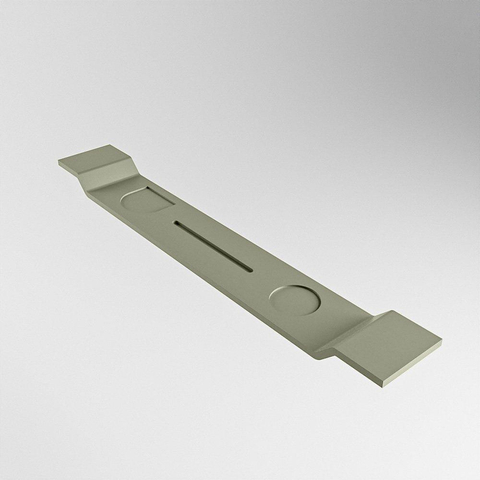 Mondiaz Easy Badplank - 12.5x86x4.2cm - Solid surface - Army mat SHOWROOMMODEL SHOW26662