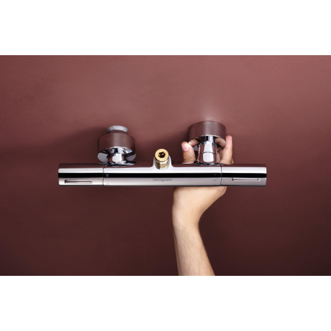 Hansgrohe Raindance alive s puro Showerpipe - 300 - 1jet - met Ecostat Element - hoogglans chroom SW1388113
