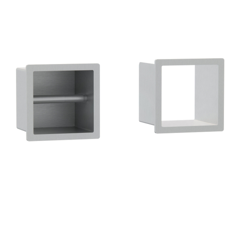 Fortifura Calvi Inbouw Reserve- en toiletrolhouder - PVD - geborsteld RVS SW1189086